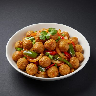 Soya Chunks Salad